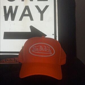 Von Dutch Orange Cap